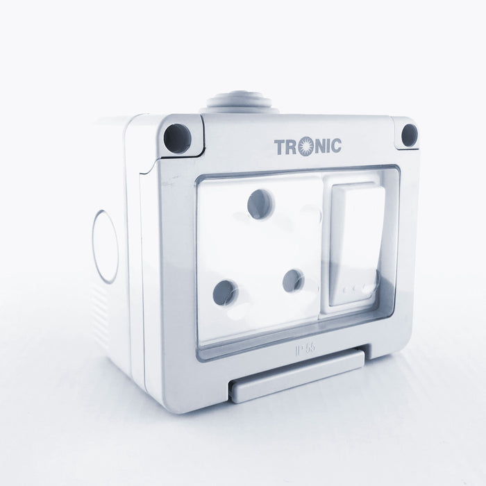 Tronic Waterproof Single Socket 15Amps 2 Tronic Waterproof Single Socket 15Amps
