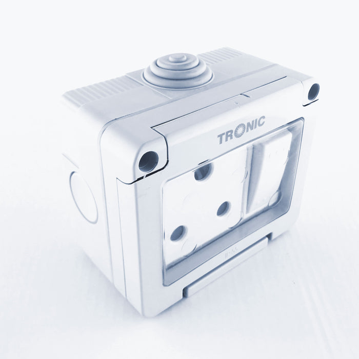 Tronic Waterproof Single Socket 15Amps 3 Tronic Waterproof Single Socket 15Amps