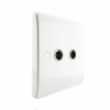Tronic Television Socket 2 Gang