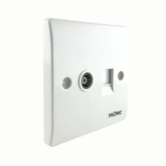 Tronic TV and RJ11 Socket