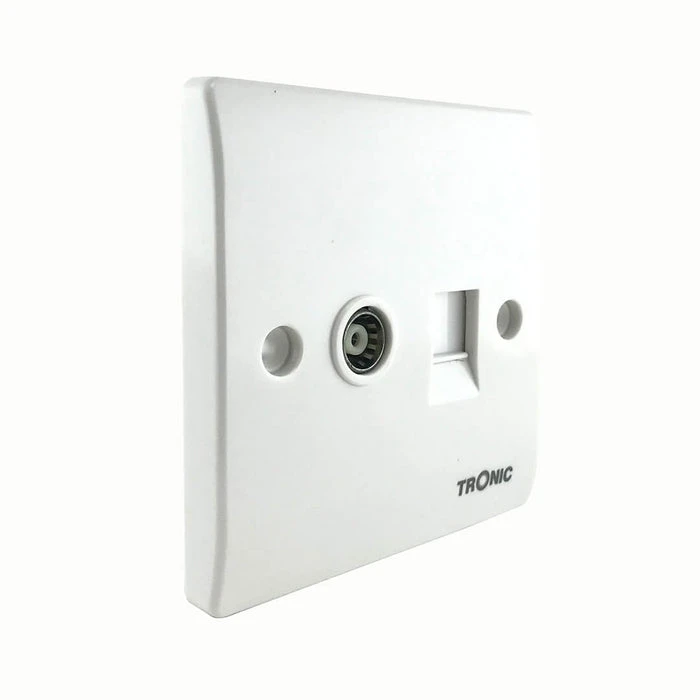 Tronic Tv And Data Socket 2 Tronic Tv And Data Socket