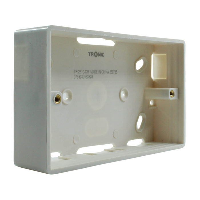Tronic Twin Switch Box For Trunking 2 Tronic Twin Switch Box For Trunking