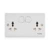 Tronic Twin Switch Socket Universal