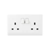 Tronic Standard Twin Switch Socket