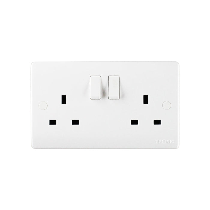 Tronic Standard Twin Switch Socket 1 Tronic Standard Twin Switch Socket
