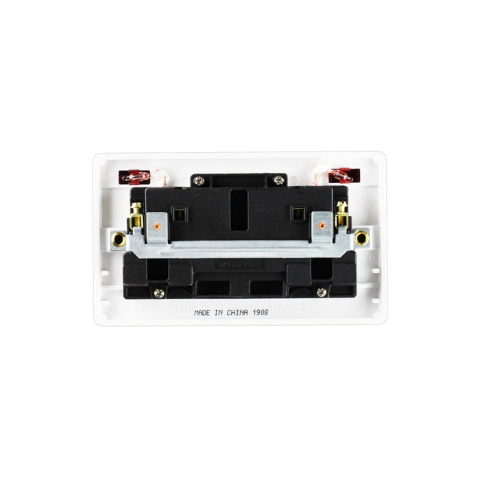 Tronic Twin Switch Socket With Neon Standard 3 Tronic Twin Switch Socket With Neon Standard