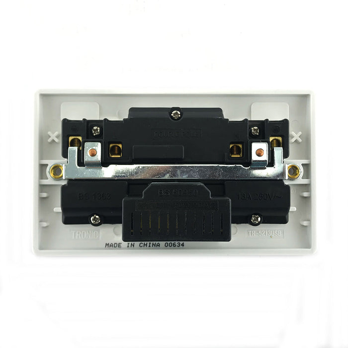 Tronic Twin Switch Socket With Usb 3 Tronic Twin Switch Socket With Usb