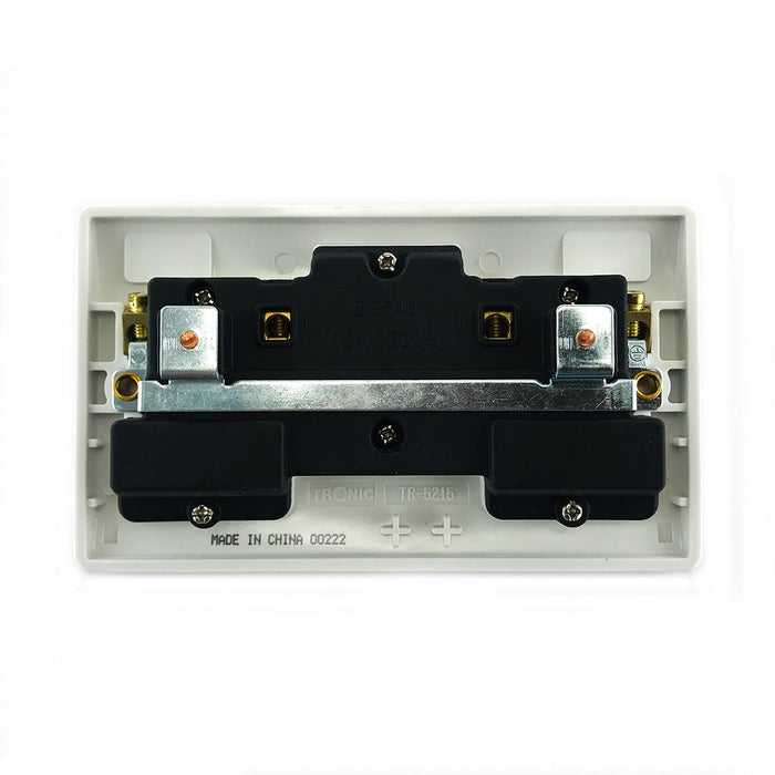 Tronic Twin Switch Socket 15A 3 Tronic Twin Switch Socket 15A