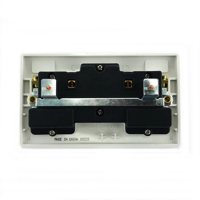 Tronic Twin Switch Socket 15A 3 Tronic Twin Switch Socket 15A