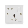 Tronic Single Universal Switch Socket 16Amps With 2 Pin