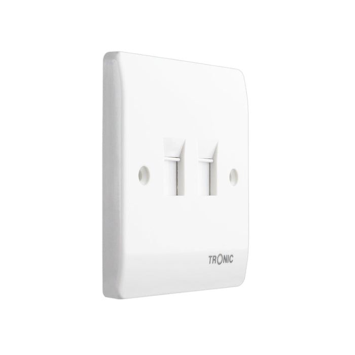 Tronic Telephone Socket White Rj11 6 Line 2 Tronic Telephone Socket White Rj11 6 Line