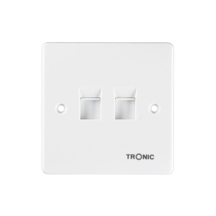 Tronic Telephone Socket White Rj11 4 Line 1 Tronic Telephone Socket White Rj11 4 Line