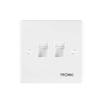 Tronic Telephone Socket RJ11 and Data Socket RJ45