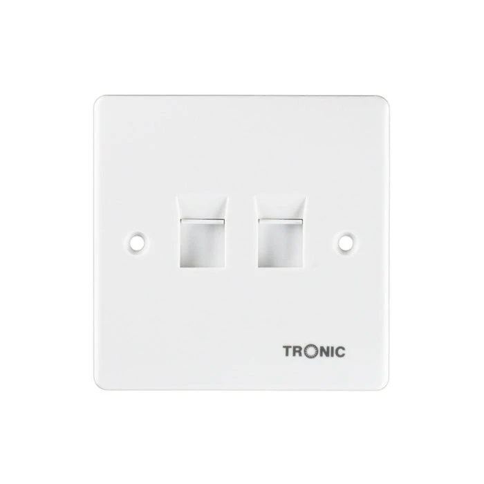 Tronic Telephone Socket White Rj11 6 Line 1 Tronic Telephone Socket White Rj11 6 Line
