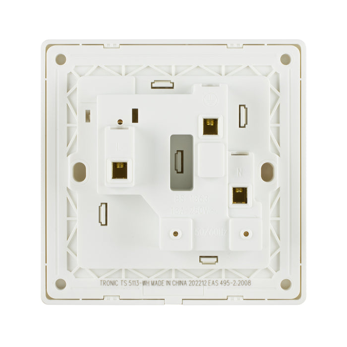 Tronic Single Switch Socket With Neon 6 Tronic Single Switch Socket With Neon