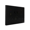 Tronic Twin Switch Socket with USB + Type C