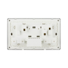 Tronic Twin Switch Socket with USB + Type C