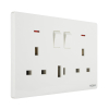 Tronic Twin Switch Socket with USB + Type C