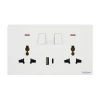Tronic Universal Switch Socket Twin with USB + Type C
