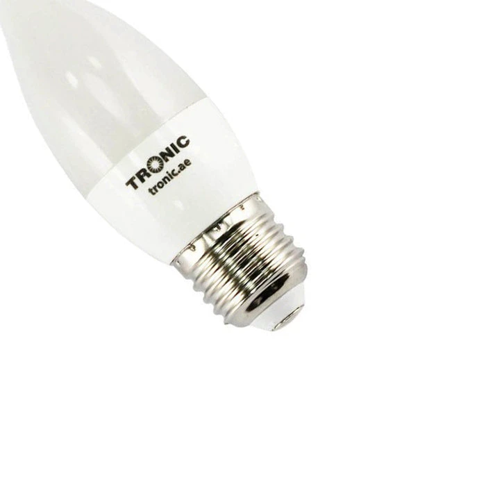 Tronic 5 Watts Candle Tail Led E27 (Screw) Bulb 3 Tronic 5 Watts Candle Tail Led E27 (Screw) Bulb