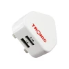 Tronic Twin USB 3 Pin Adaptor