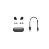 Sony Wireless Noise Cancelling In Earpbuds with Extra Bass, 10hrs Charging Case + 10hrs Battery,  Arc Supporters to Ensure a Secure Fit, IPX4 Rating Water and Dust Resistant, Voice Assistant Compatible, Easier Clearer Hands Free Calling WF-C500