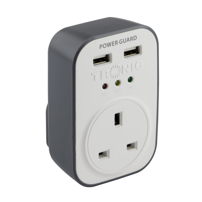 Tronic Power Guard With 2 Usb Ports 13Amps 2 Tronic Power Guard With 2 Usb Ports 13Amps