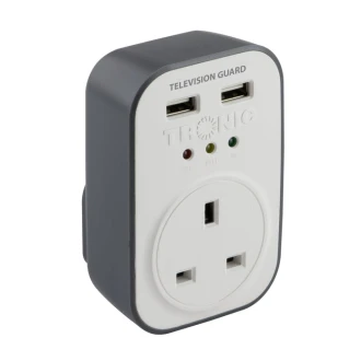 Tronic Television Guard with 2 USB 13Amps