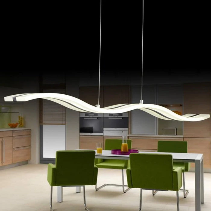 Tronic Modern Acrylic Led Wave Pendant Light 1 Tronic Modern Acrylic Led Wave Pendant Light