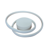 Tronic Modern Design White Trio LED Ceiling Light Three Colour