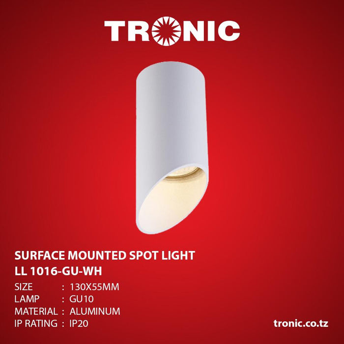 Tronic Cylindrical Oblique Cut Spotlight 130X55 4 Tronic Cylindrical Oblique Cut Spotlight 130X55