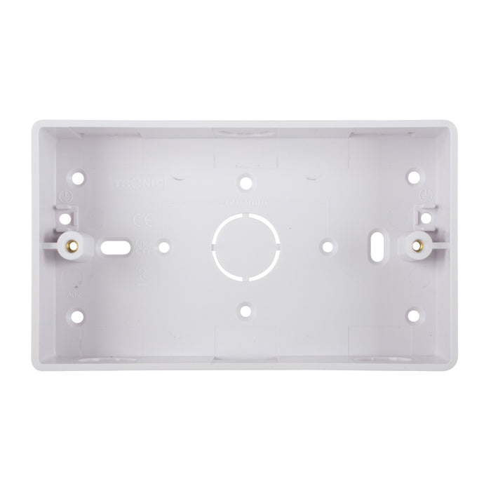 Tronic Twin Pvc Mounting Box 1 Tronic Twin Pvc Mounting Box