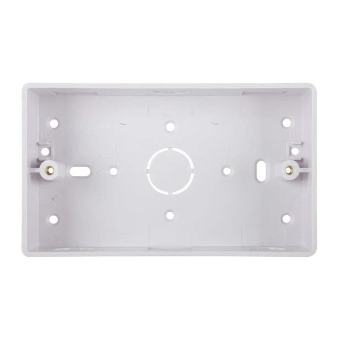 Tronic Twin Pvc Mounting Box 1 Tronic Twin Pvc Mounting Box