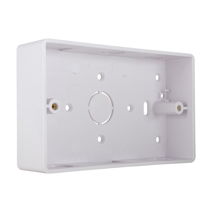 Tronic Twin Pvc Mounting Box 2 Tronic Twin Pvc Mounting Box