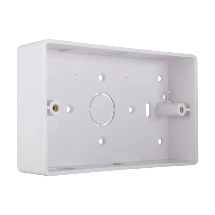 Tronic Twin Pvc Mounting Box 2 Tronic Twin Pvc Mounting Box