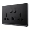 Tronic Universal Twin Socket with USB