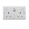 Tronic Twin Switch Socket with Type C + USB