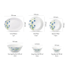 La Opala Dinner Set Blue Bells Classique 38 Pieces LB038