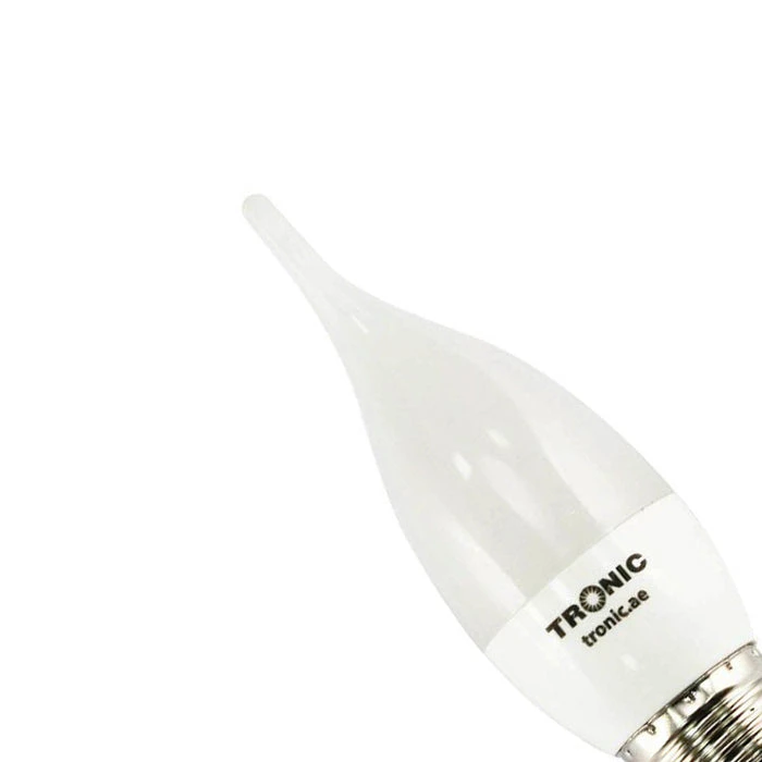 Tronic 5 Watts Candle Tail Led E27 (Screw) Bulb 2 Tronic 5 Watts Candle Tail Led E27 (Screw) Bulb