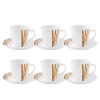 La Opala Dinner Set Quadra Golden Shades 38 Pieces LG038