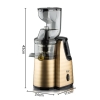 RAF Slow Juicer 1L 150W 2in1 Food Grade Material, Large Caliber, Seven Segment Extrusion Screw Shaft R.2838