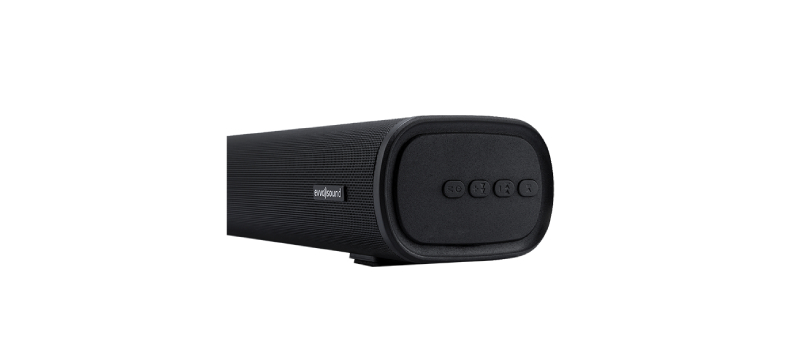 Evvoli 2.0Ch Single Soundbar With Bluetooth And Led Display 120W Black Sb120B 3 Evvoli 2.0Ch Single Soundbar With Bluetooth And Led Display 120W Black Sb120B