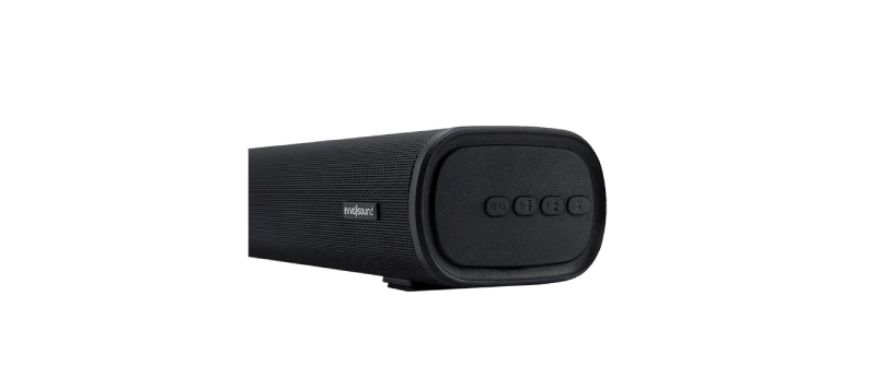 Evvoli 2.0Ch Single Soundbar With Bluetooth And Led Display 120W Black Sb120B 3 Evvoli 2.0Ch Single Soundbar With Bluetooth And Led Display 120W Black Sb120B