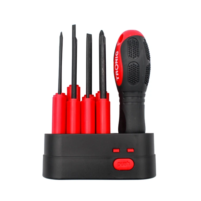 Tronic 8 In 1 Screw Driver Set (8 Pcs Bits) 1 Tronic 8 In 1 Screw Driver Set (8 Pcs Bits)