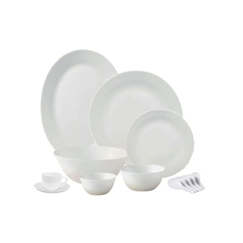 La Opala Dinner Set Ivory White 38 Pieces L1038 1 La Opala Dinner Set Ivory White 38 Pieces L1038