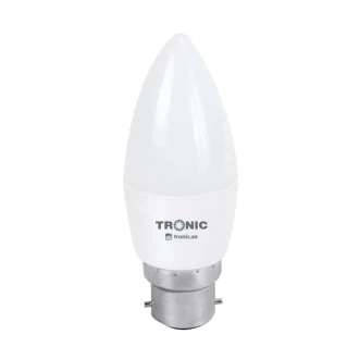 Tronic 7 Watts Candle LED Warm White B22 (Screw) Bulb