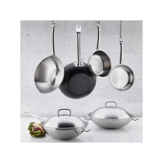 Korkmaz Proline Nero Wok 32x8.9cm A2838