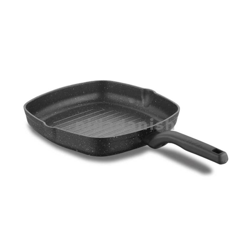 Korkmaz Ornella Alu Square Grill Frypan 28X28Cm / 3.0L A1120 1 Korkmaz Ornella Alu Square Grill Frypan 28X28Cm / 3.0L A1120