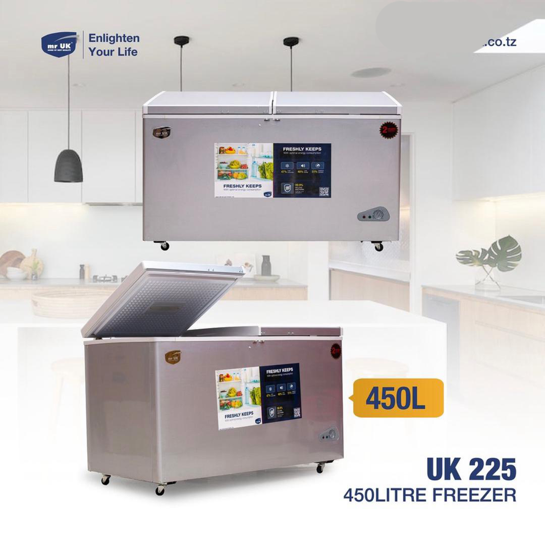 Mr Uk Deep Freezer 450L Double Door Uk-255 - Jl2250M 1 Mr Uk 255 Freezer 450L