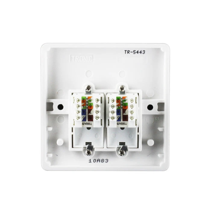 Tronic 2 Gang Data Socket 3 Tronic 2 Gang Data Socket
